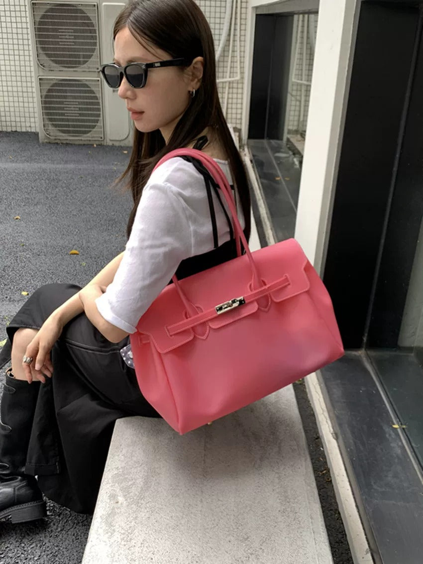 Jelly Turn-Lock Tote Bag_BDHL8250