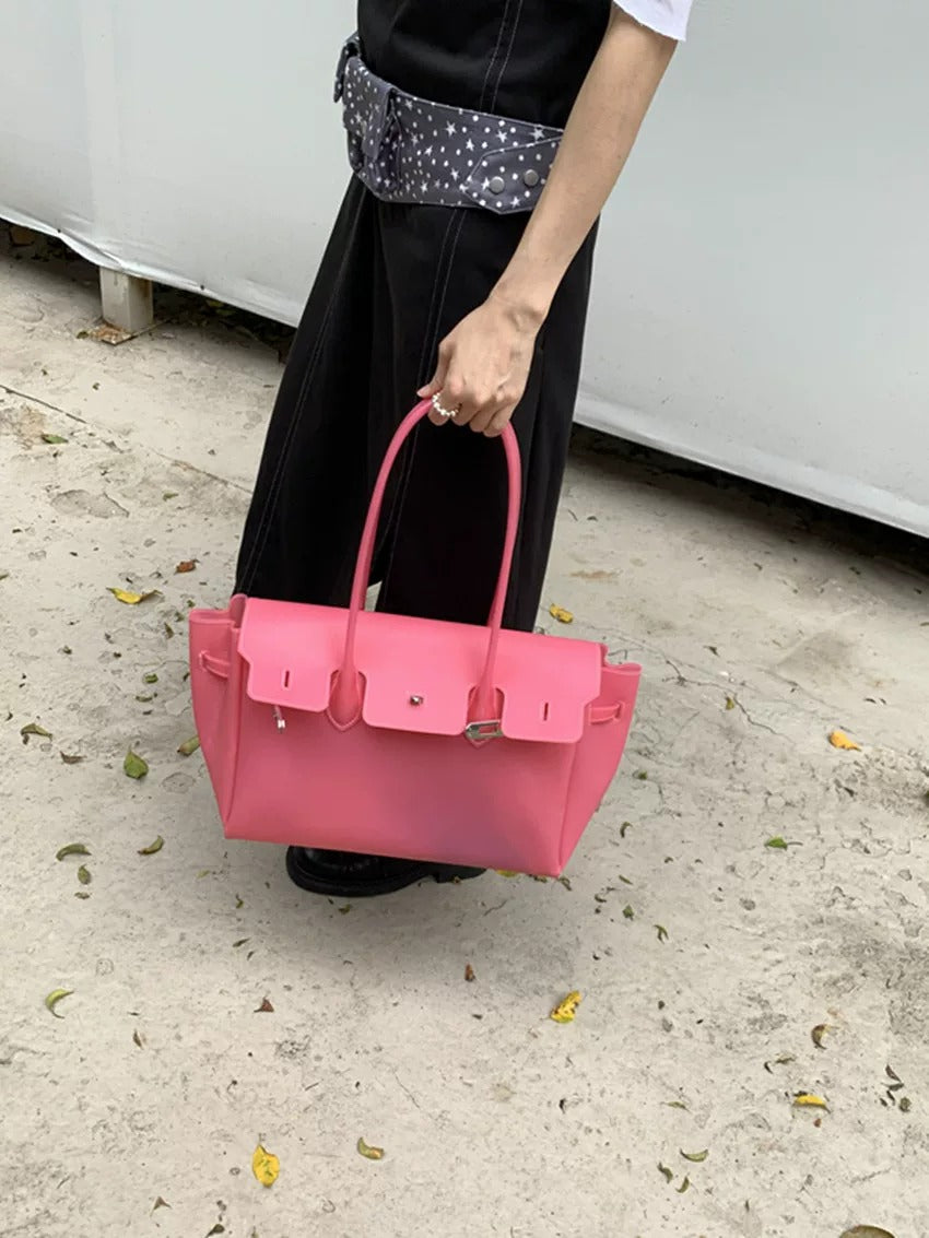 Jelly Turn-Lock Tote Bag_BDHL8250