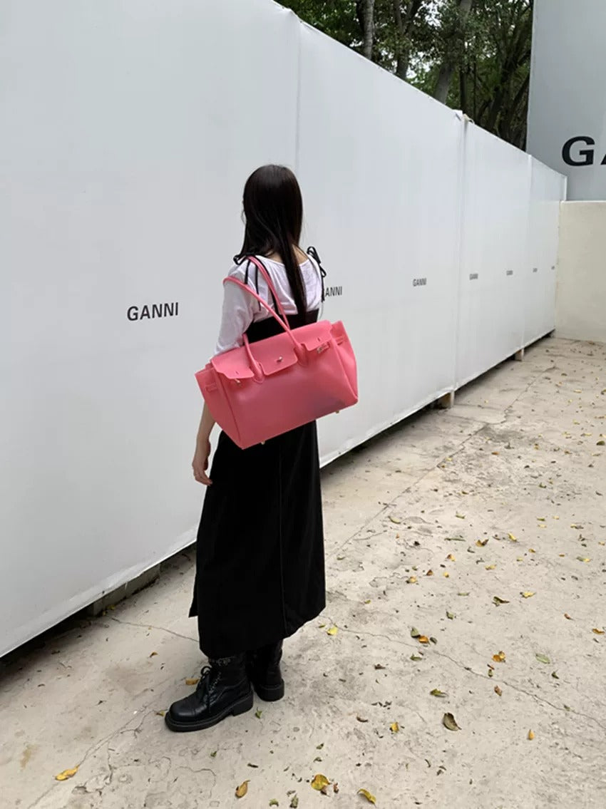 Jelly Turn-Lock Tote Bag_BDHL8250