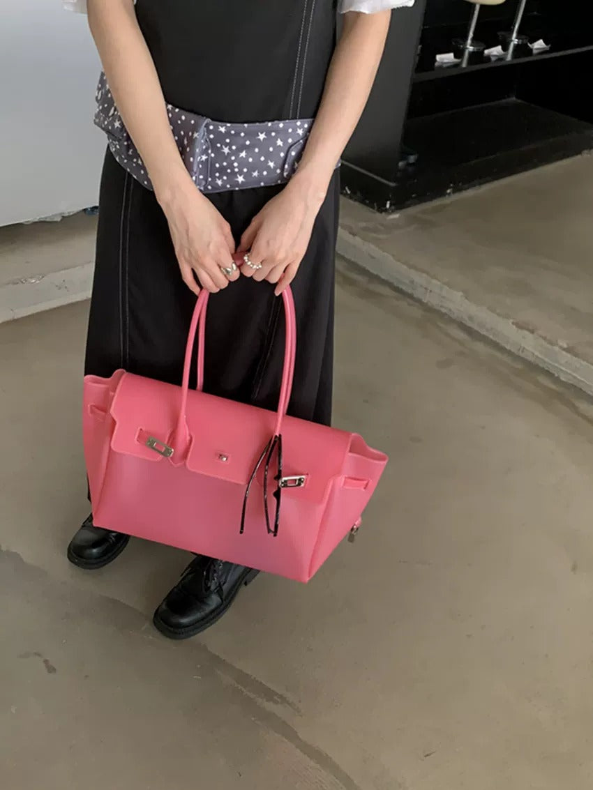 Jelly Turn-Lock Tote Bag_BDHL8250