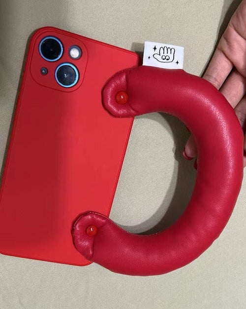 【iPhone17追加】Red Wristband iPhone Case_HL3268