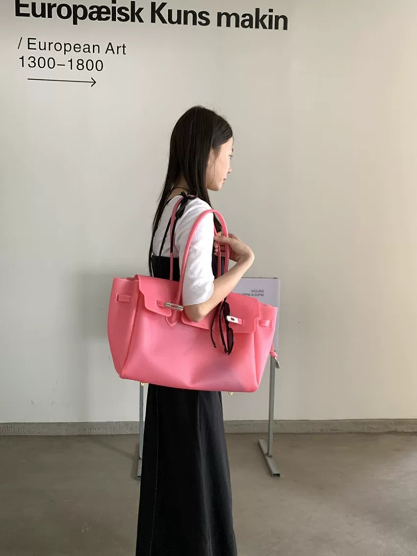 Jelly Turn-Lock Tote Bag_BDHL8250