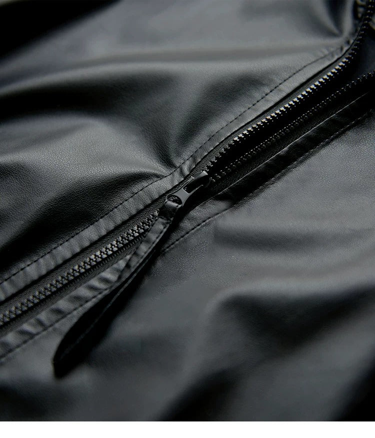 PU Hooded Jacket_BDHL8399