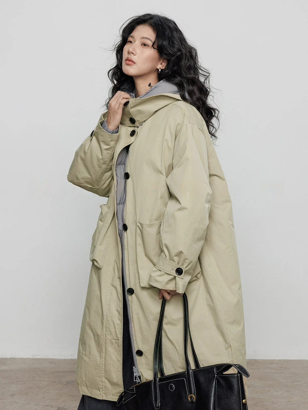 Hooded Reversible Long Down Jacket_BDHL8102