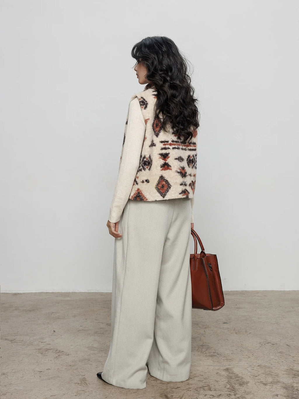 Stand Collar Zipper Vest_ BDHL8097