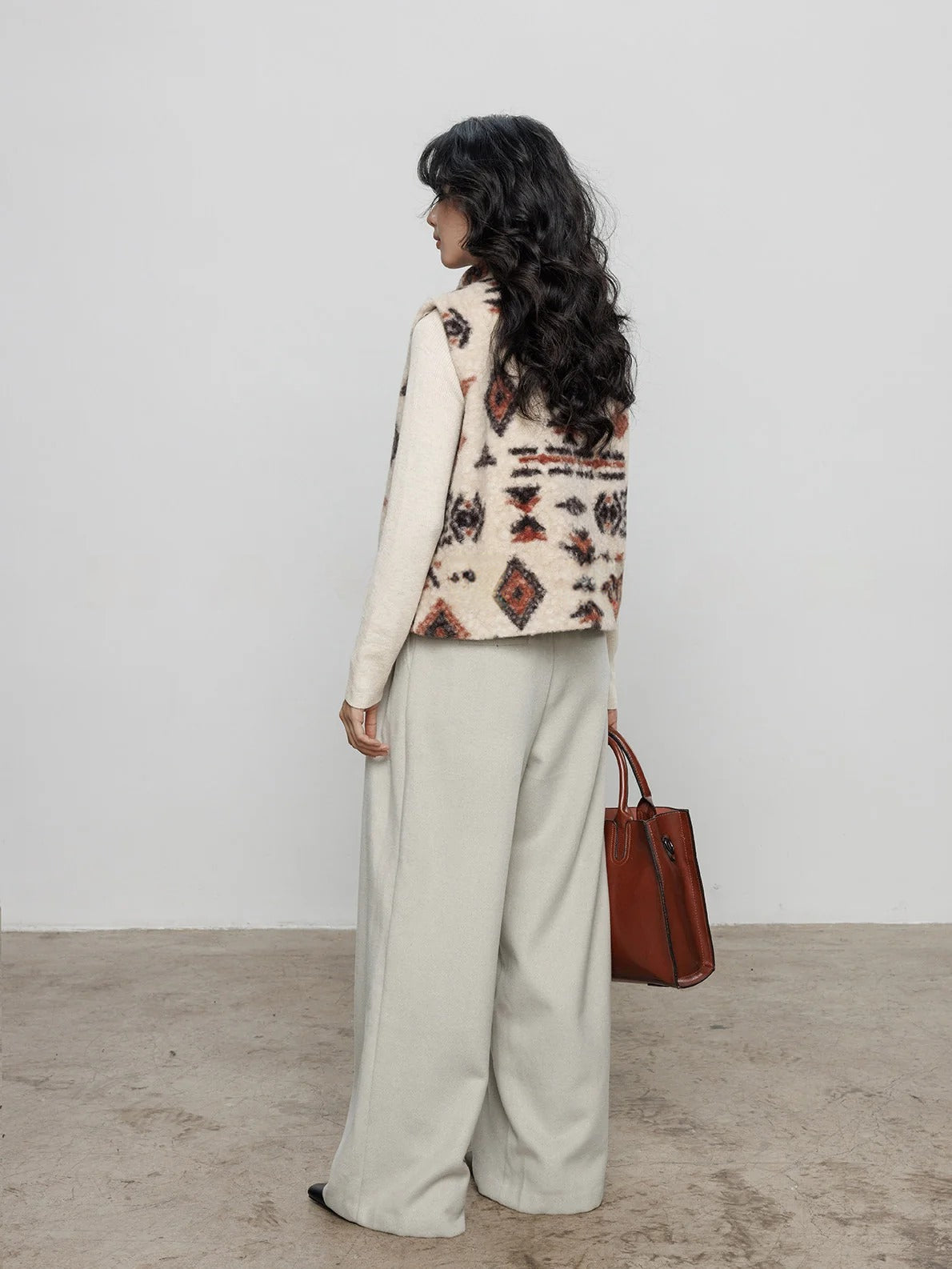 Stand Collar Zipper Vest_ BDHL8097