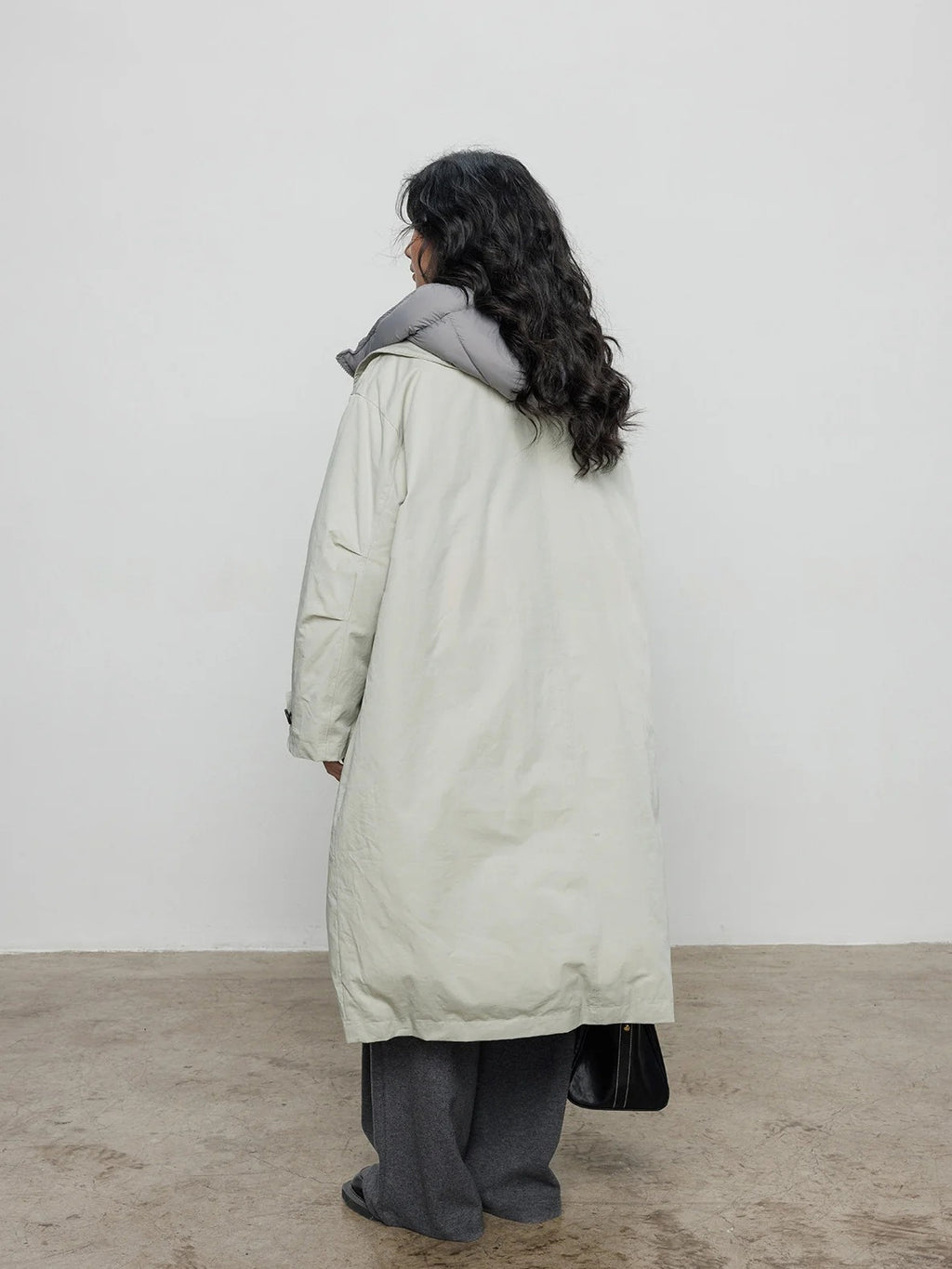 Hooded Reversible Long Down Jacket_BDHL8102