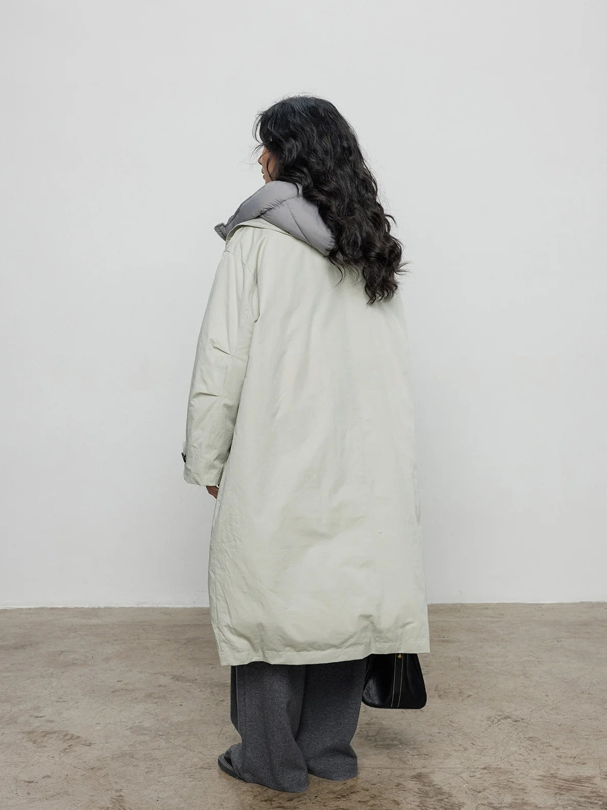 Hooded Reversible Long Down Jacket_BDHL8102