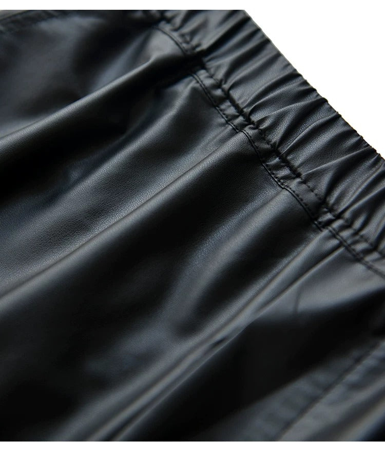 Faux Leather Shorts_BDHL8393