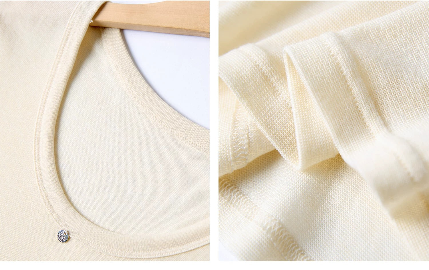 Tencel-Wool Slim Short-Sleeve Top_BDHL8335