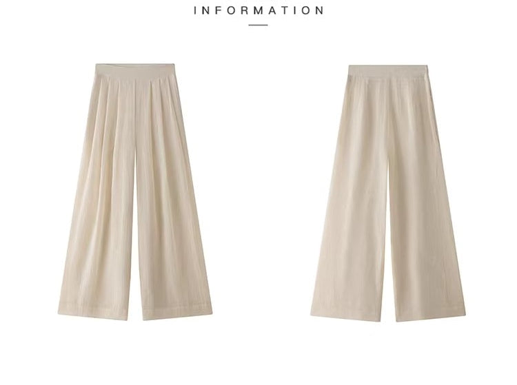 Light and Shadow Double Layer Tulle Wide-leg Trousers_BDHL8232