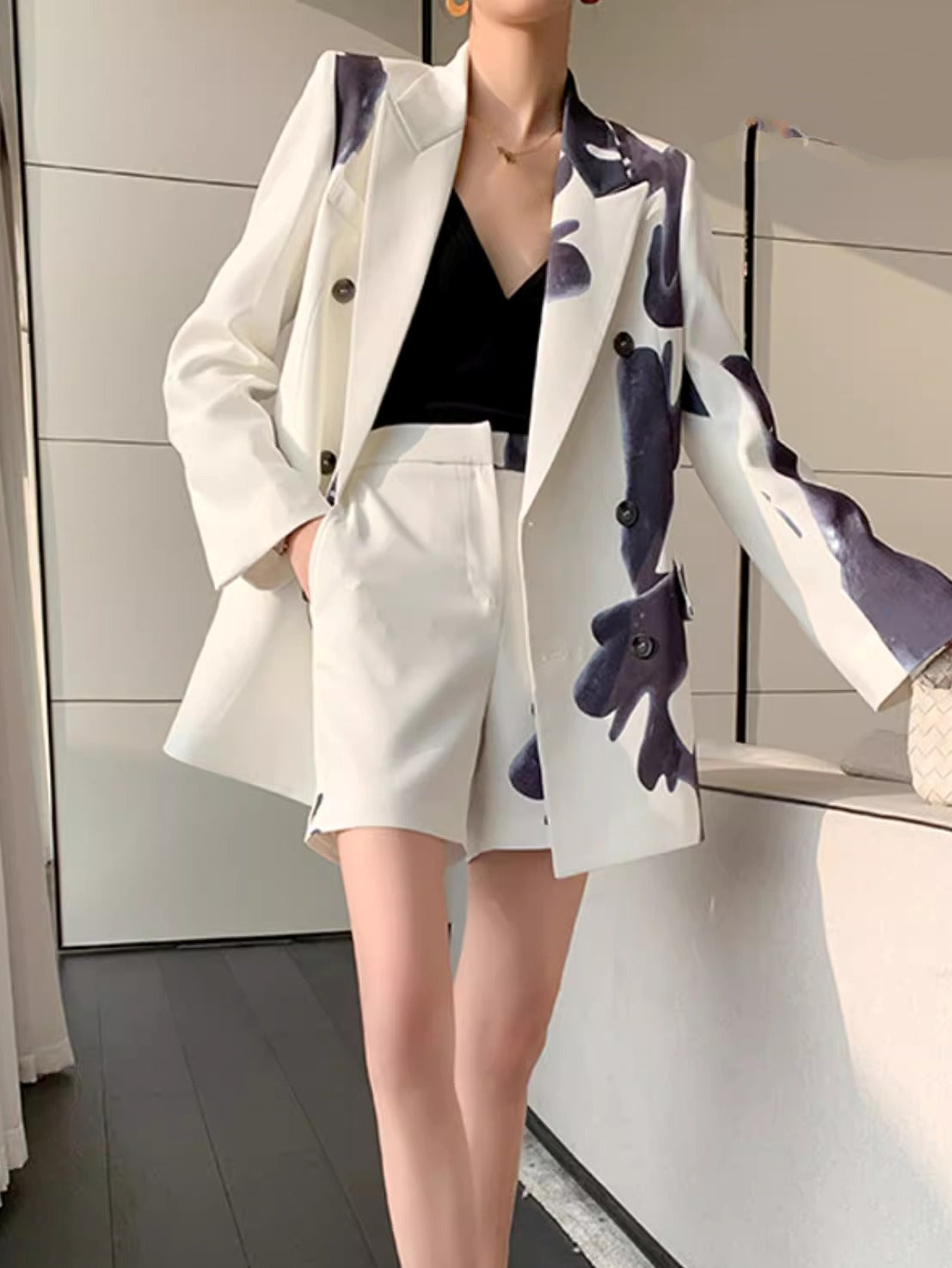 [Domestic Delivery Available] Ink Art Print Suit Set_90354897