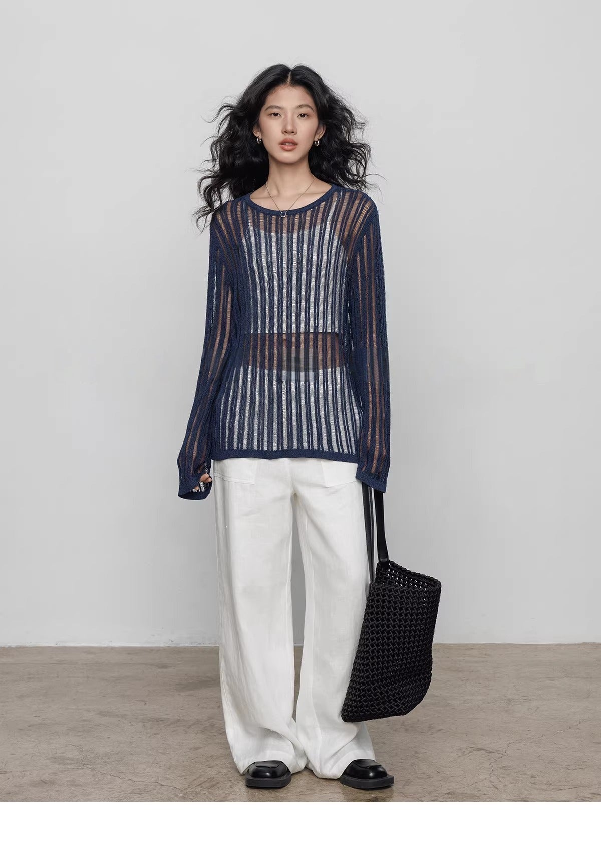 Summer Sleeveless Linen 2-Piece Vest & Pants_BDHL8201