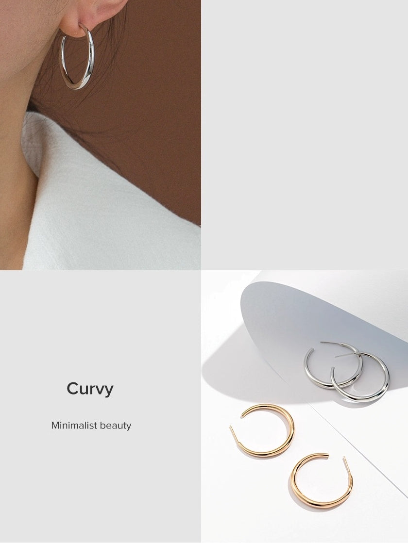 Plain ring stud pierce_BDHL4968