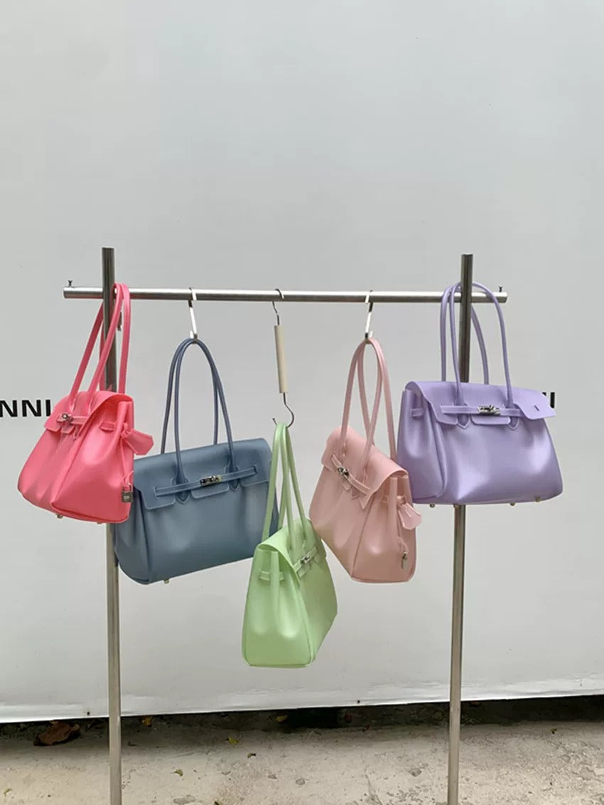 Jelly Turn-Lock Tote Bag_BDHL8250