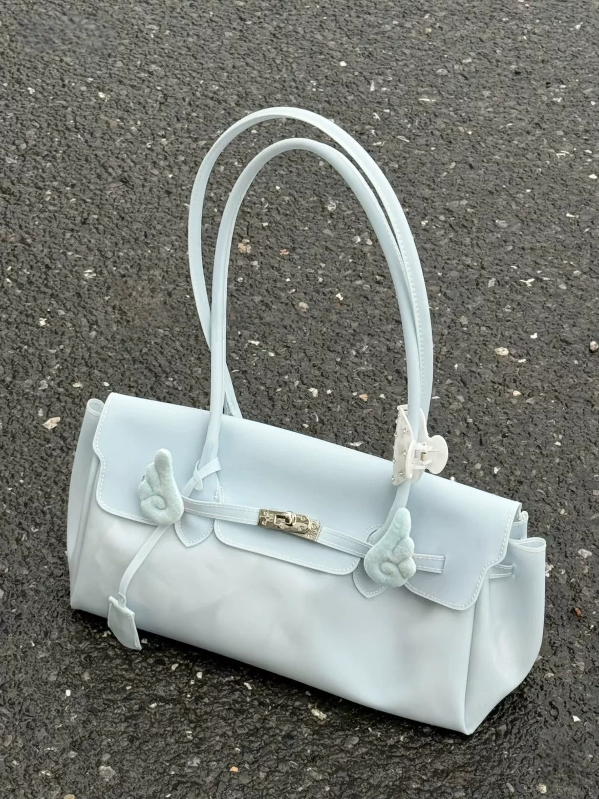 Jelly TPU East-West Padlock Bag_BDHL8305