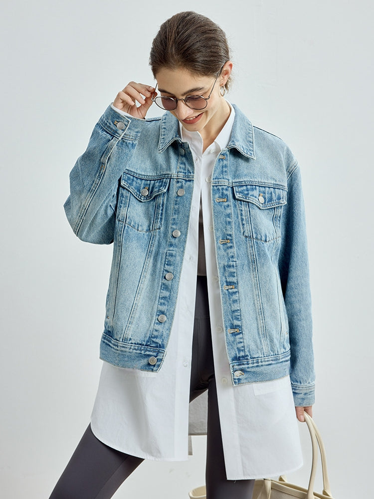 Retro Denim Short Jacket_BDHL8141