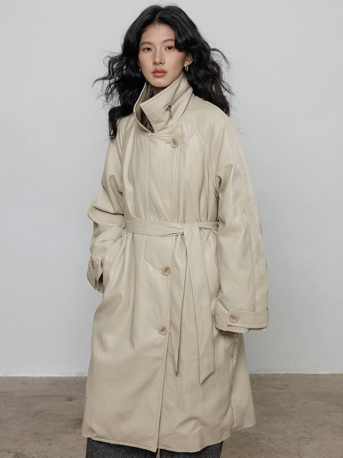 長翻領羽絨外套_BDHL8089