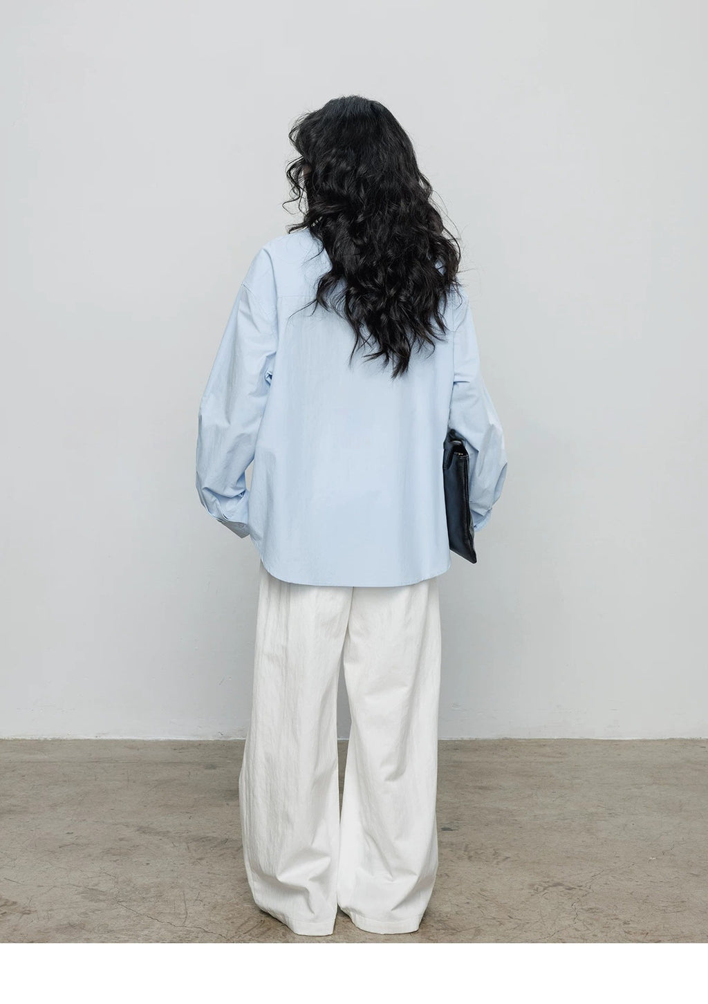 Oversized Cotton Poplin Shirt_BDHL8358