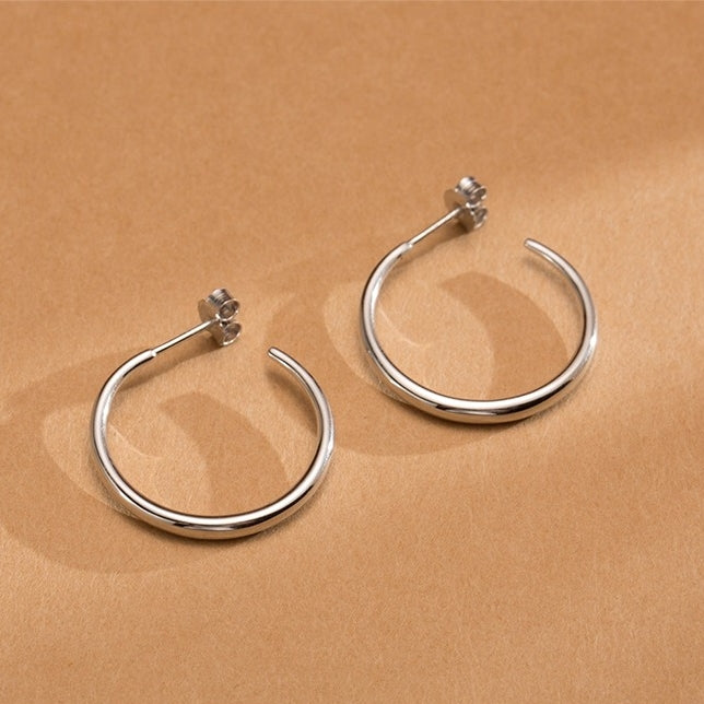 Plain ring stud pierce_BDHL4968
