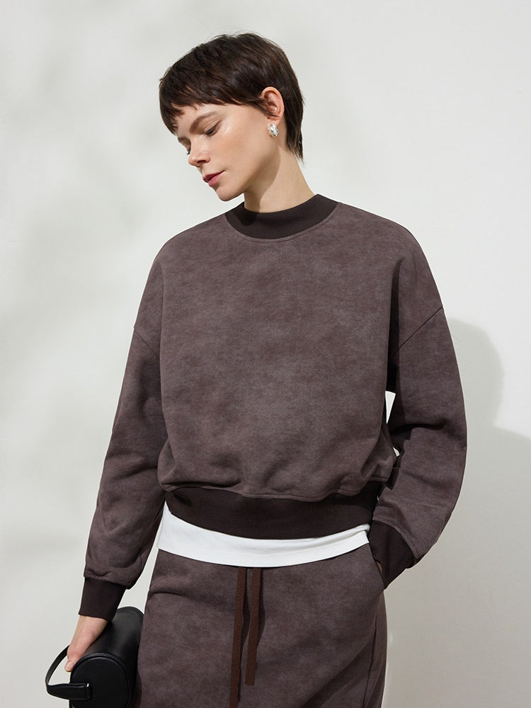 Colour Block Sweatshirt Tops Or Skirt_BDHL8144