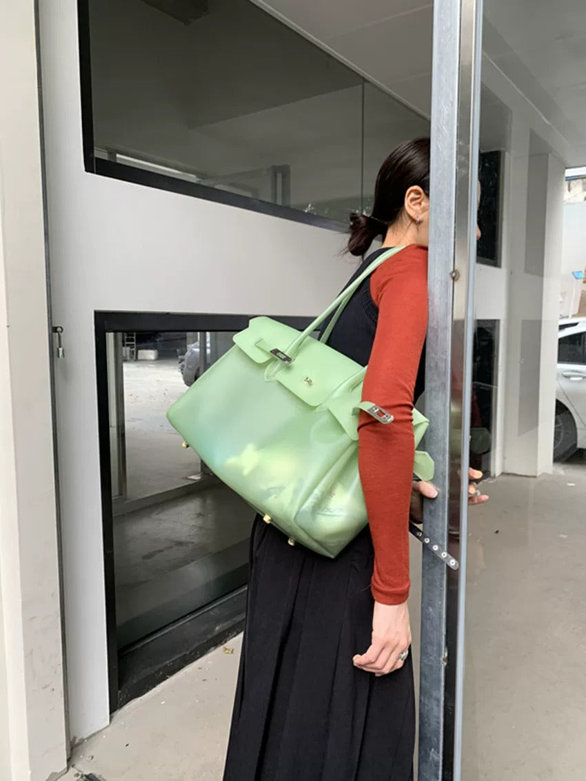 Jelly Turn-Lock Tote Bag_BDHL8250