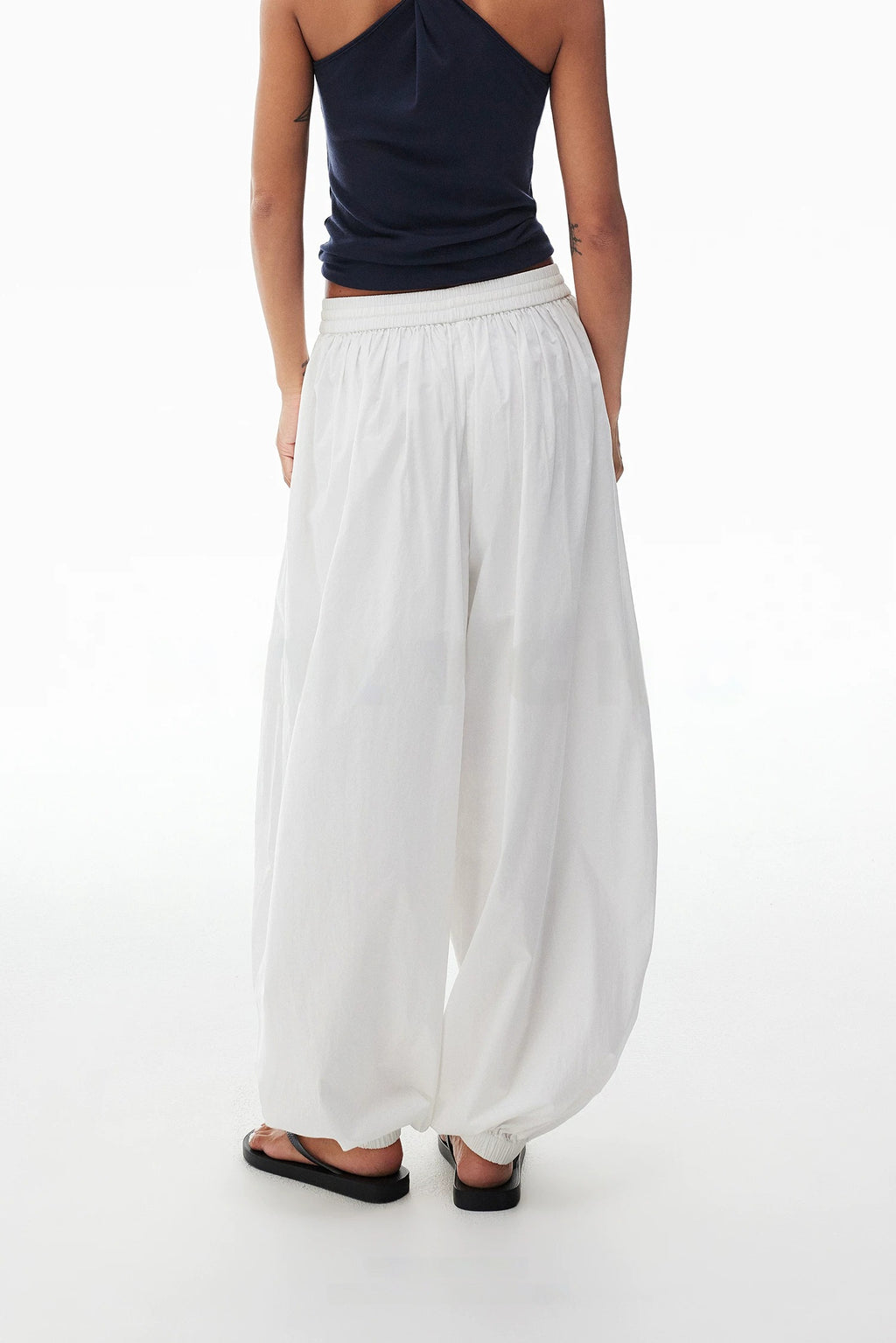 Cotton Drawstring Balloon Pants_BDHL8308