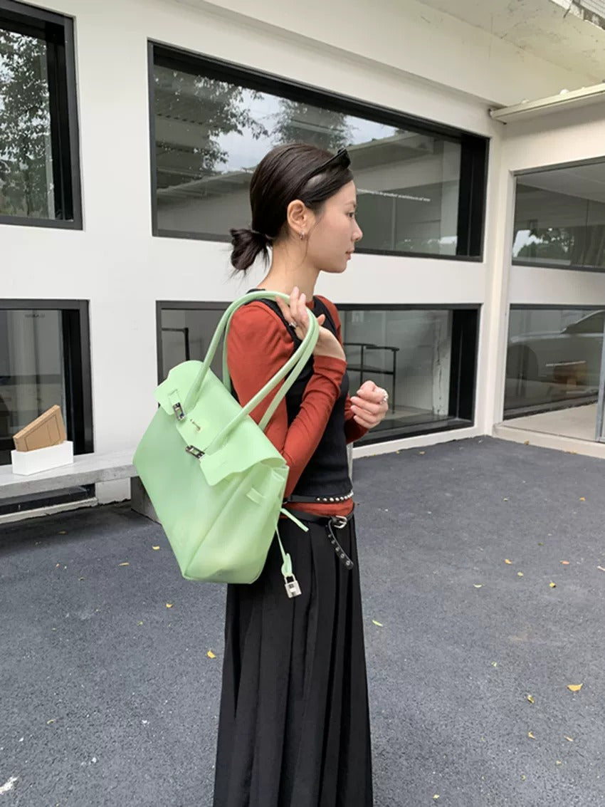 Jelly Turn-Lock Tote Bag_BDHL8250