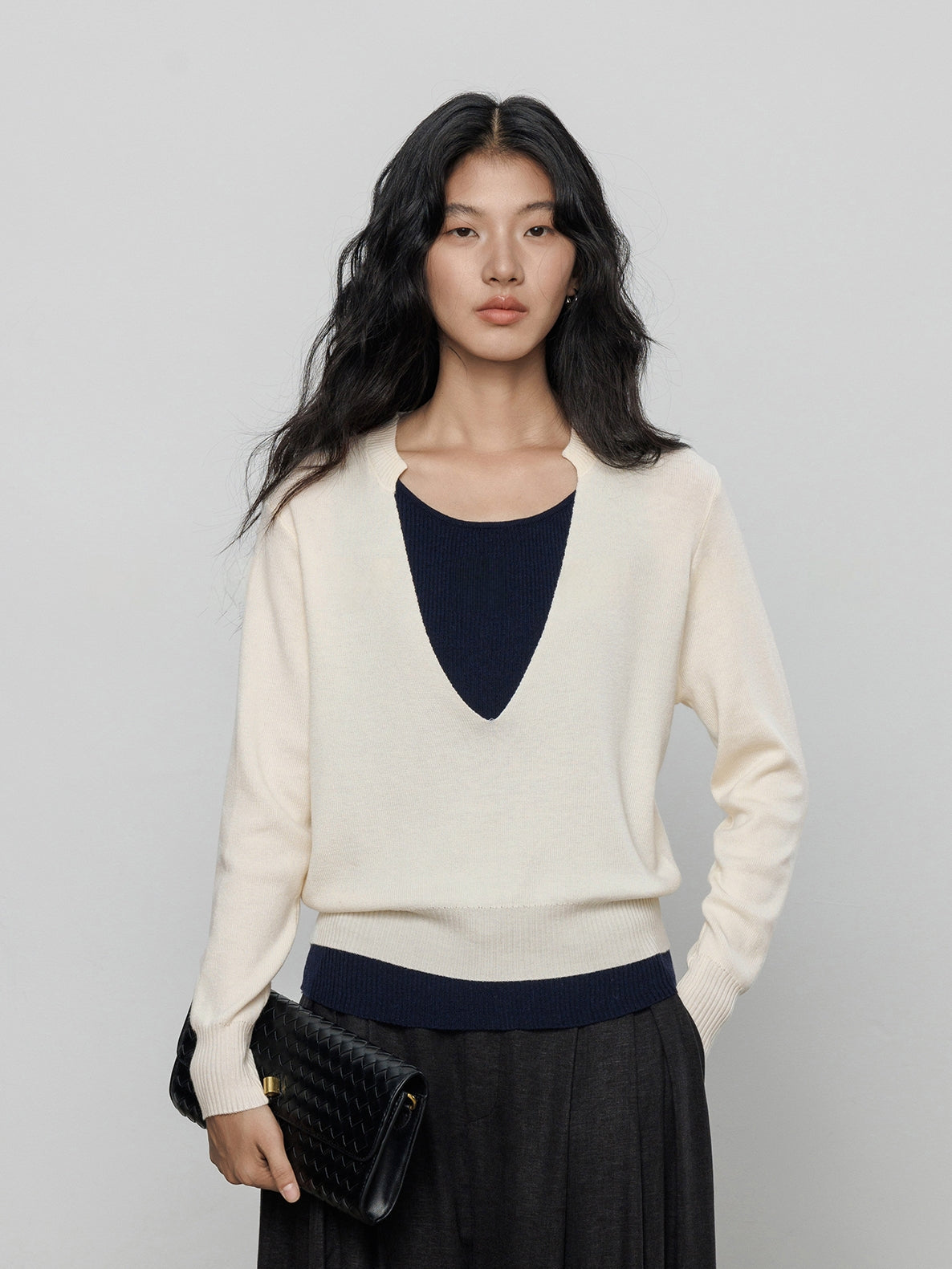 V領兩件式上衣_BDHL7700