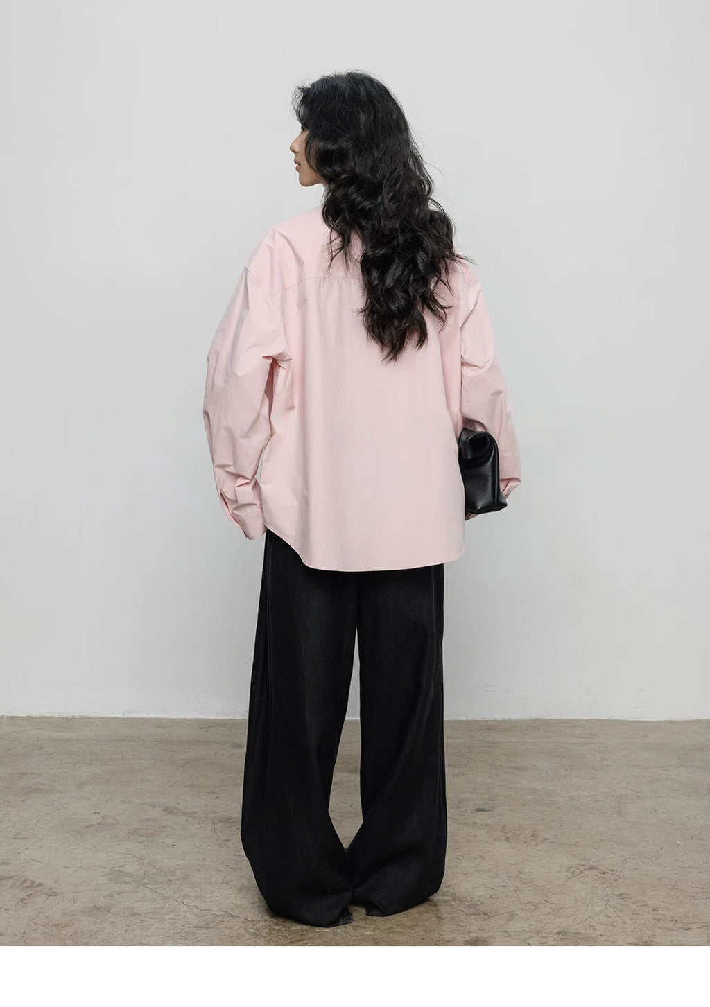 Oversized Cotton Poplin Shirt_BDHL8358