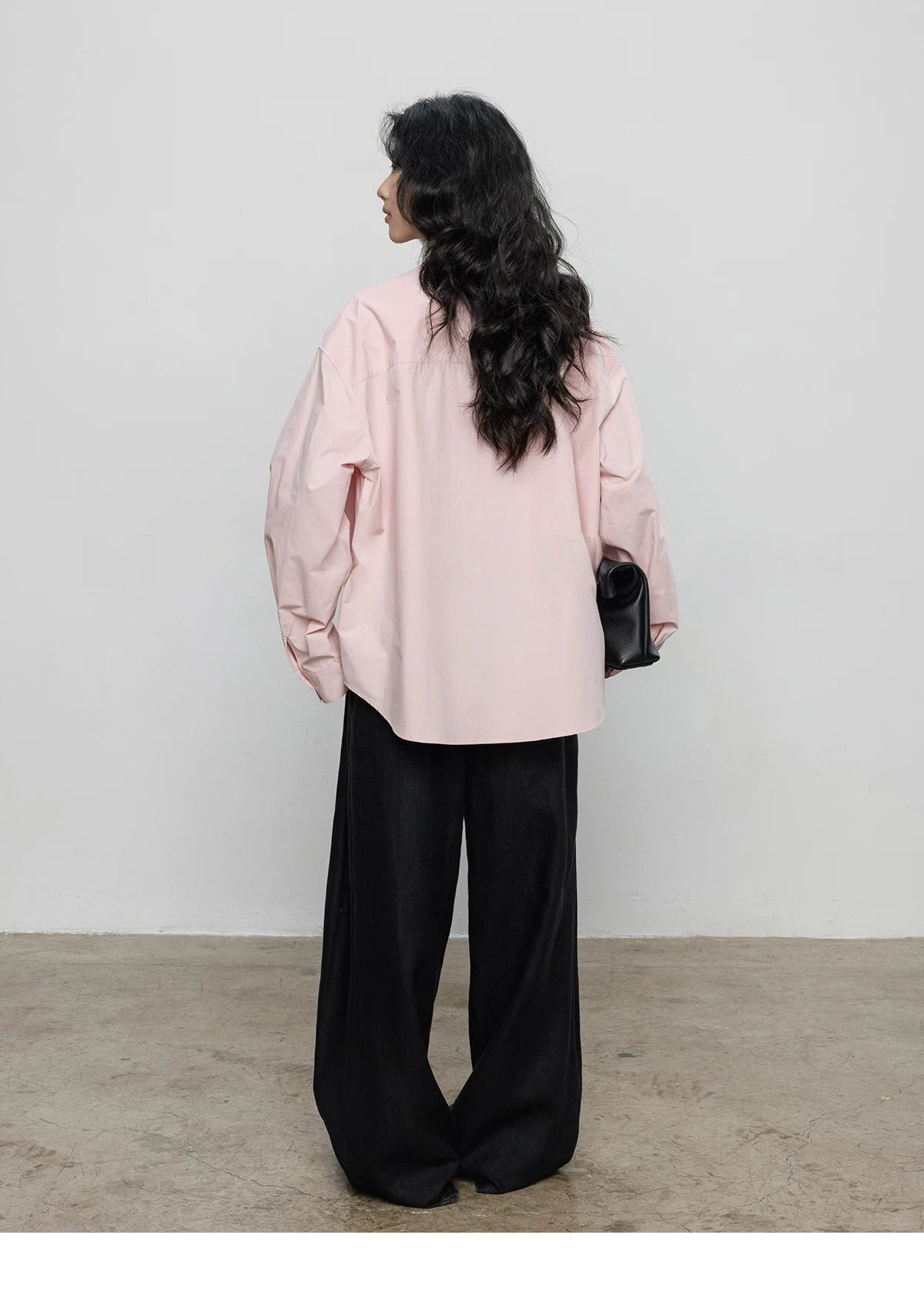 Oversized Cotton Poplin Shirt_BDHL8358