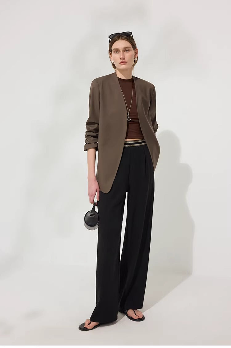 Custom Waistband Relaxed Straight-Leg Pants_BDHL8231