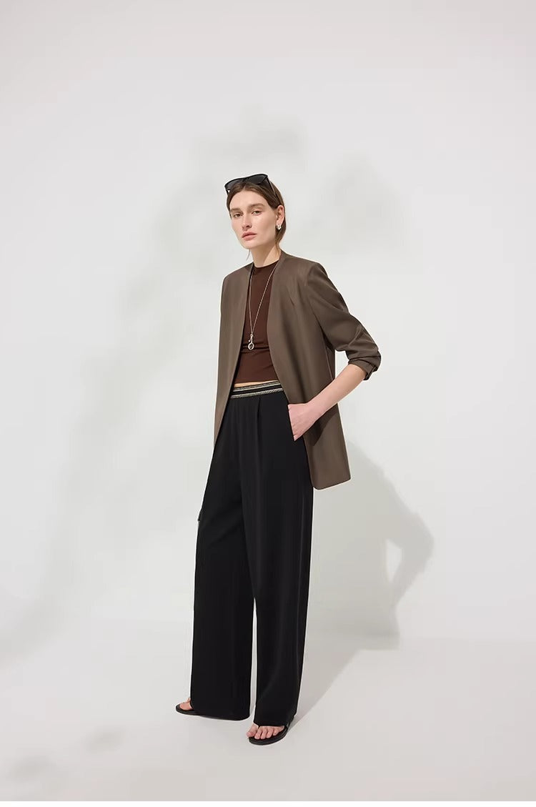 Custom Waistband Relaxed Straight-Leg Pants_BDHL8231