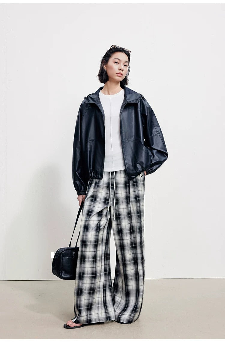 PU Hooded Jacket_BDHL8399