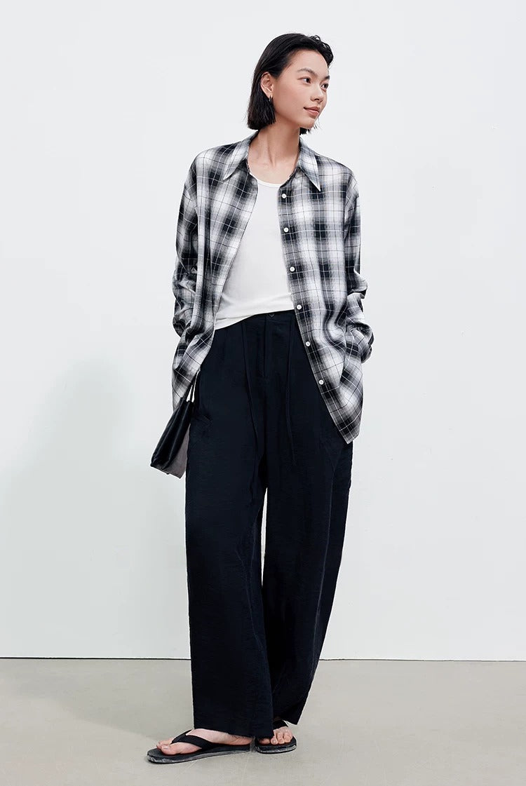 Drawstring Wide-Leg Cargo Pants_BDHL8340
