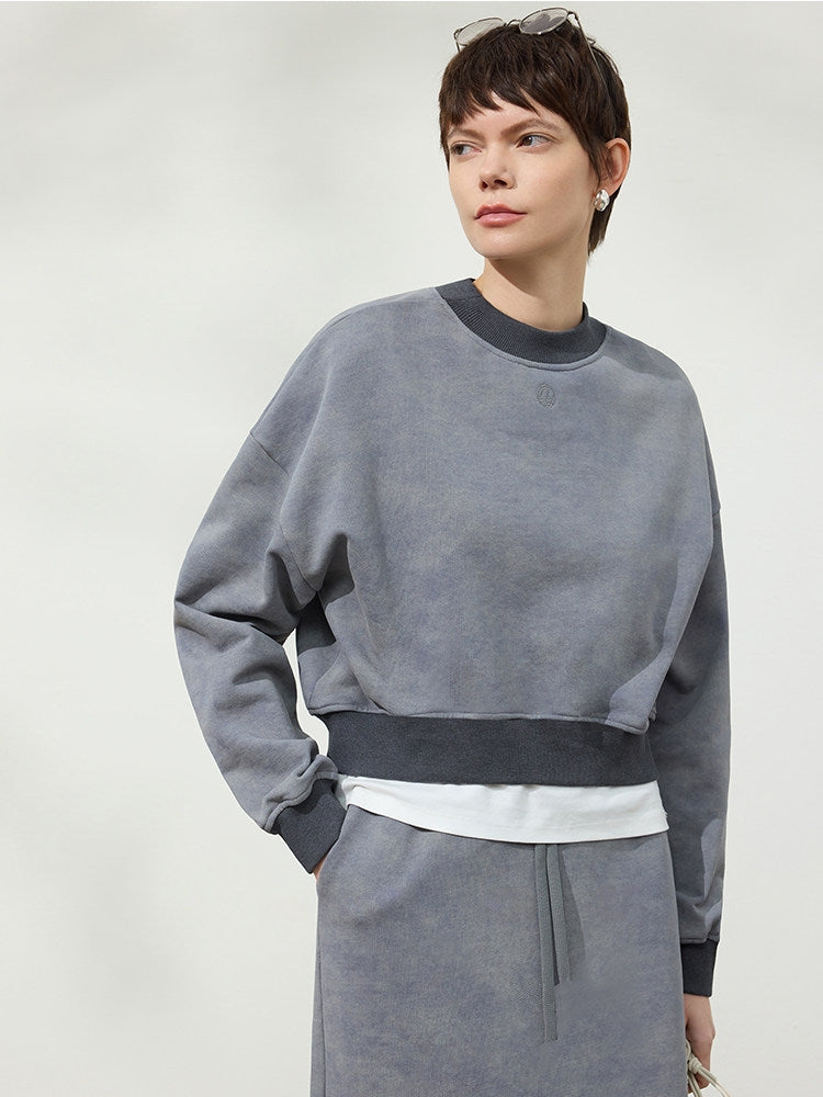 撞色衛衣上衣或半身裙_BDHL8144