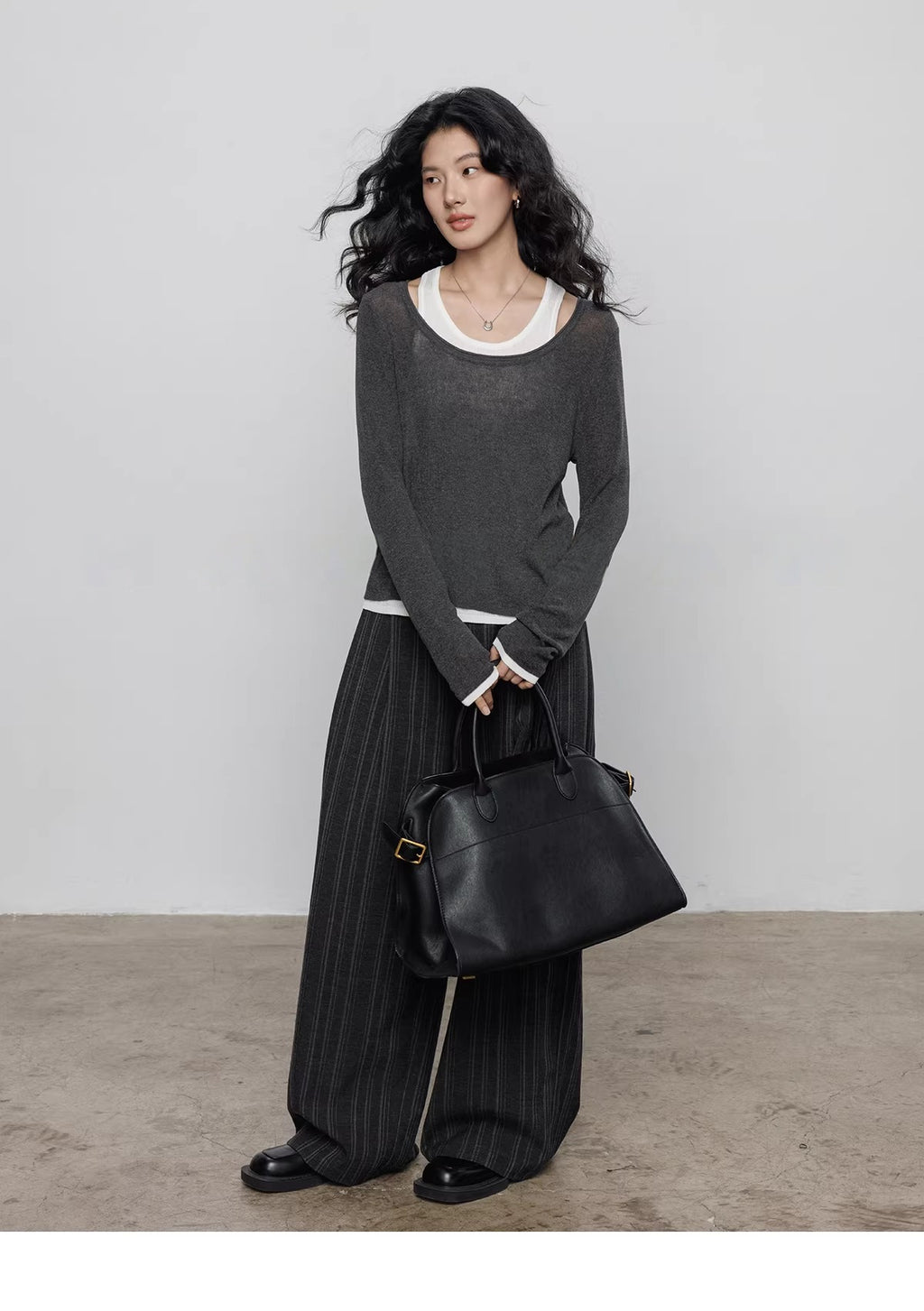 Spring Tencel Linen Knitted Sweater Vest_BDHL8203