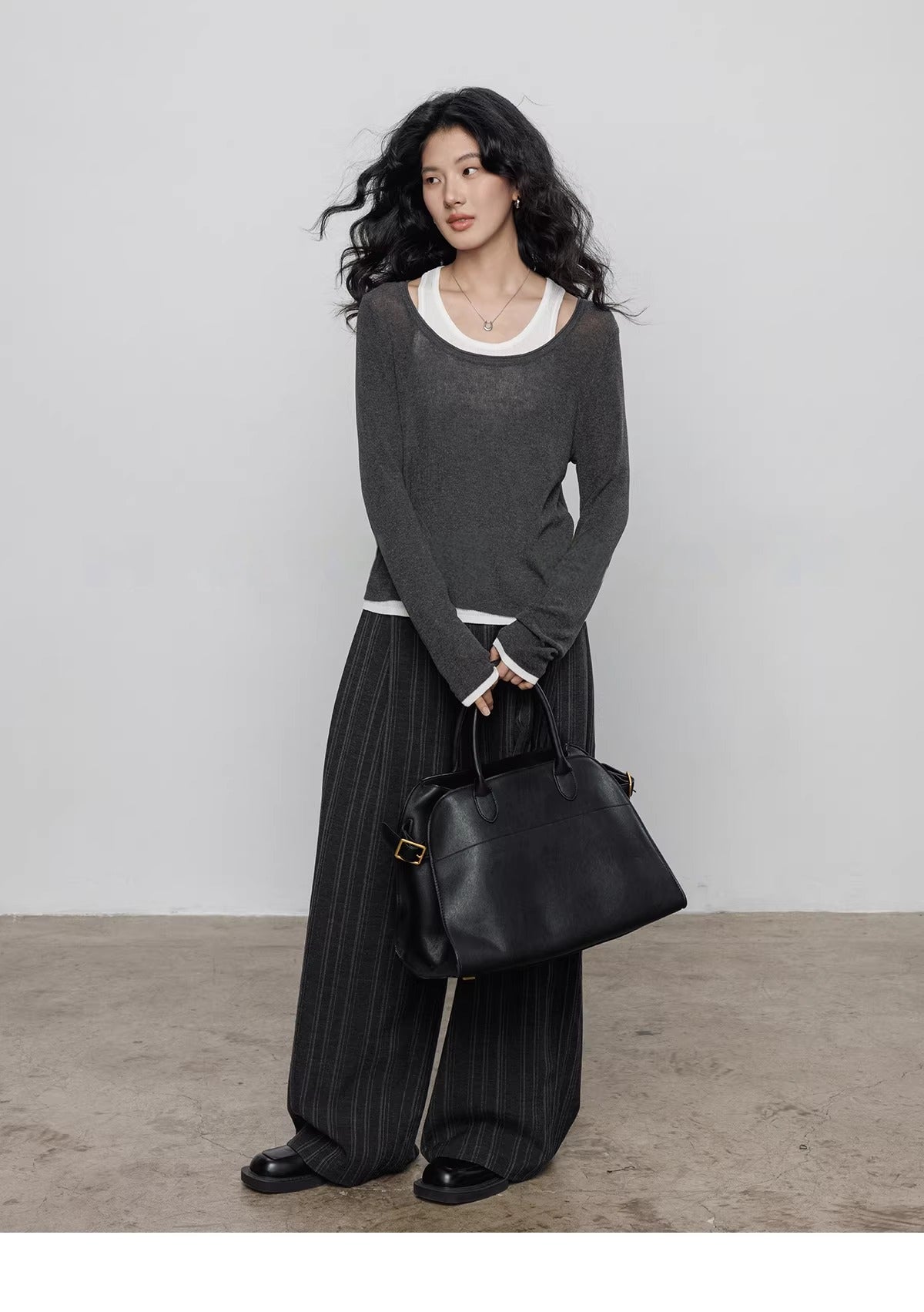 Spring Tencel Linen Knitted Sweater Vest_BDHL8203