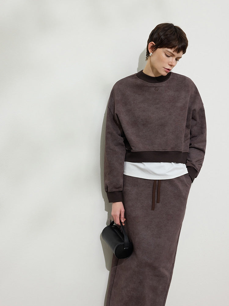 撞色衛衣上衣或半身裙_BDHL8144