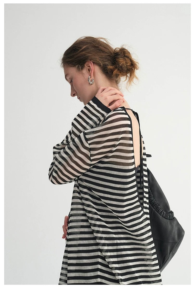 Striped Long-Sleeve Tee_BDHL8387
