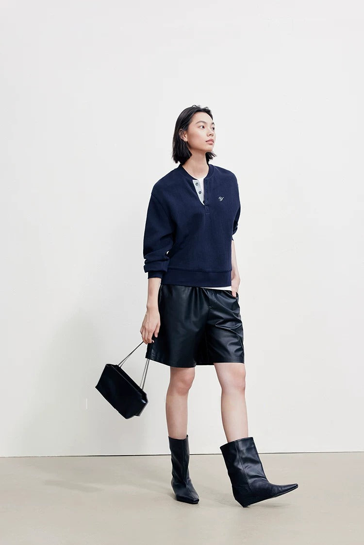 Faux Leather Shorts_BDHL8393