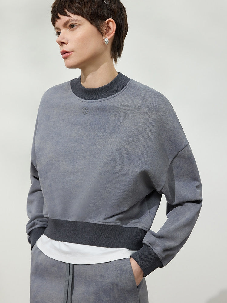 Colour Block Sweatshirt Tops Or Skirt_BDHL8144