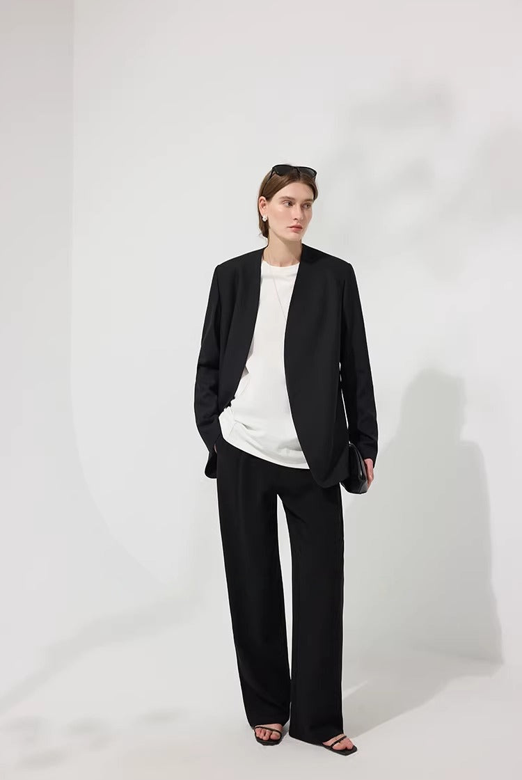 Custom Waistband Relaxed Straight-Leg Pants_BDHL8231