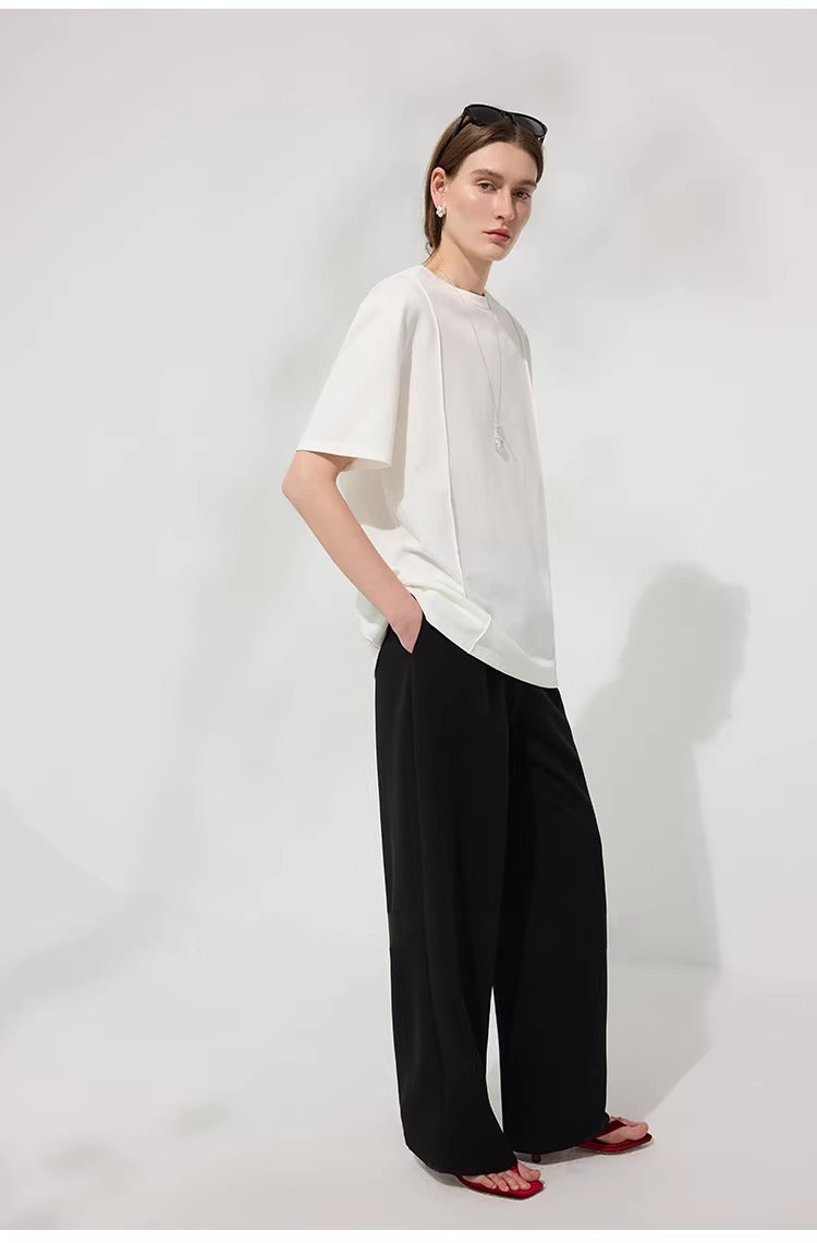 Custom Waistband Relaxed Straight-Leg Pants_BDHL8231