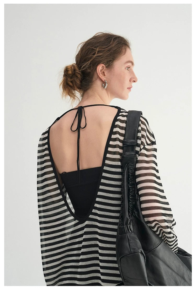 Striped Long-Sleeve Tee_BDHL8387