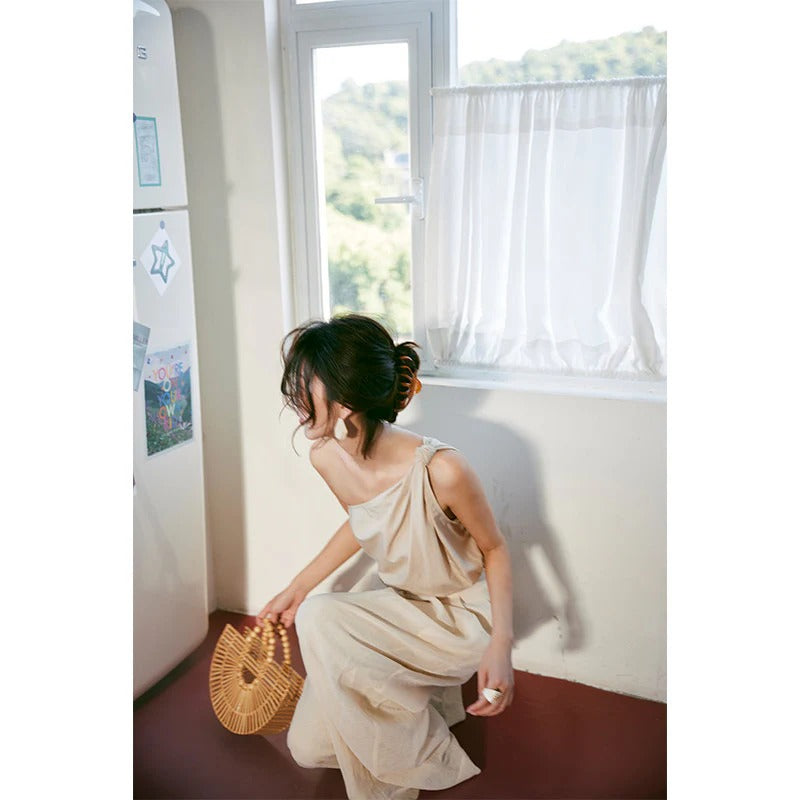 Light and Shadow Double Layer Tulle Wide-leg Trousers_BDHL8232
