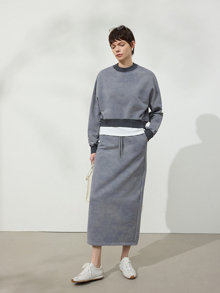 撞色衛衣上衣或半身裙_BDHL8144