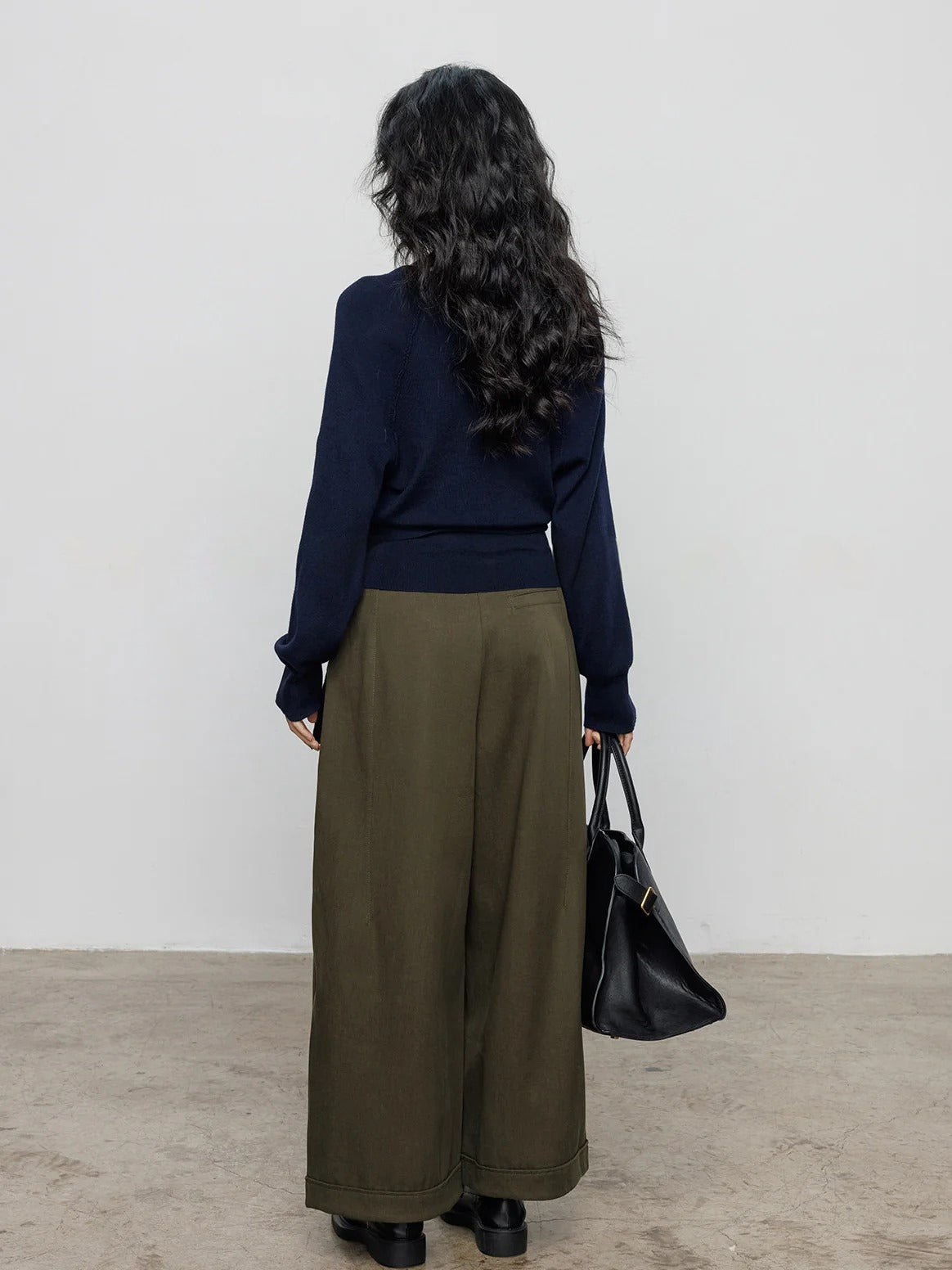 Peach Heart Neck Knit Tops_BDHL8169