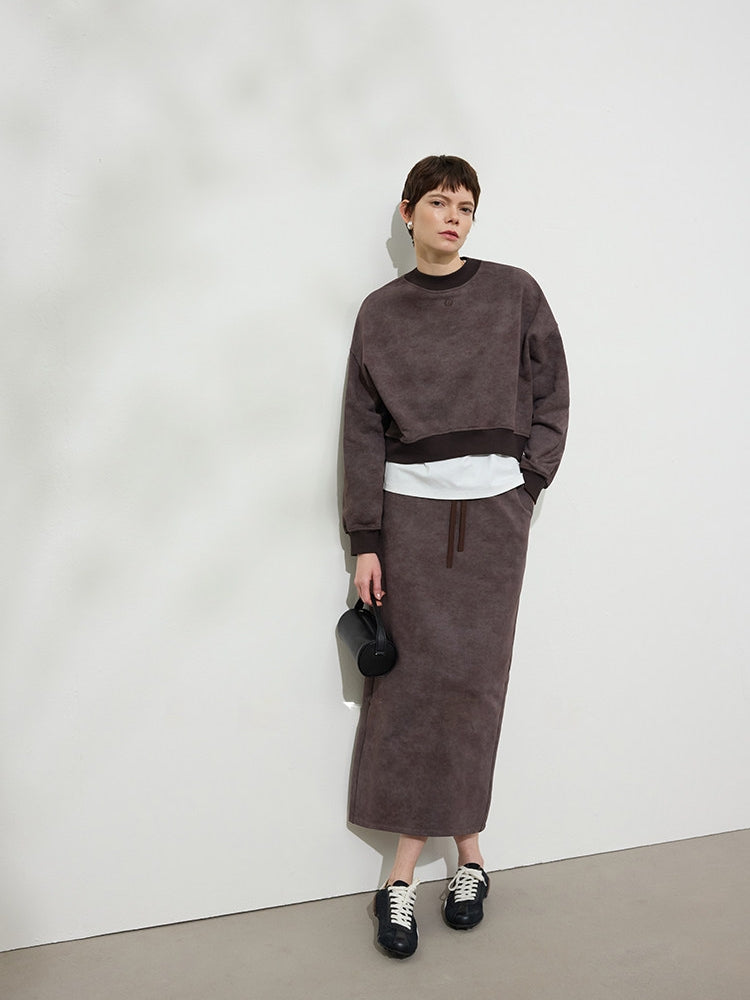 撞色衛衣上衣或半身裙_BDHL8144