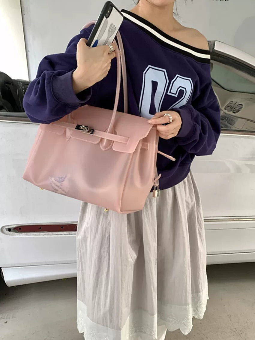 Jelly Turn-Lock Tote Bag_BDHL8250